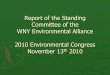 2010 WNYEA Standing Committee Presentation