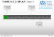 Time line display style design 5 powerpoint presentation templates