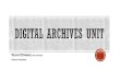 Digital Archiving