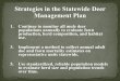 Strategies in the Statewide Deer Management Plan, April 2011