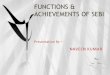 Functions & achievements of sebi