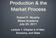 Production and the Market Process, Lecture 1 with Robert Murphy - Mises Academy