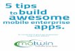 5 tips to build awesome mobile enterprise apps