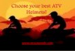Choose your best atv helmets!