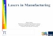 Introduction to Laser Processes