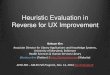 Heuristic Evaluation in Reverse for UX Improvement