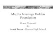 Martha  Jennings  Holden  Foundation