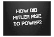 Rise of Hitler - instructions
