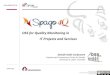 fOSSa 2010 - Spago4Q: OSS for Quality Monitoring in IT Projects and Services