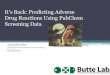 Predicting Adverse Drug Reactions Using PubChem Screening Data