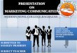 marketing communication 6th sem TU