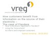 VREG Greencheck as instrument for disclosure in Flanders