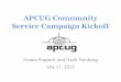 Hank Feinberg Community Service Presentation at APCUG