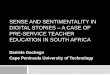 Sense and sentimentality in digital stories – a case of pre-service teacher education in South Africa (literature review)