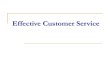 Effective customer service training