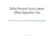 10 useful tips for a successful deposition from eberstein & witherite