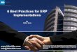 6 best practices for erp implementations