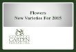 2015 NGB New Varieties: flowers