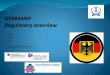 Germany regulatory affairs