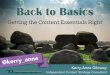 Back to Basics: Getting the Content Essentials Right