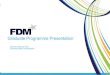 FDM Graduate Programme - SBA Presentation