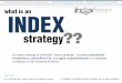 What is an index strategy?