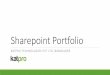 Katpro SharePoint Portfolio