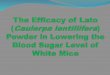 The efficacy of lato (caulerpa lentillifera)new