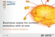 02 ai-one - content analytics business cases