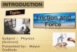 Physics force