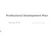 Professional Development Plan Trial