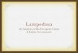 Lampedusa Analysis