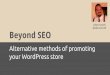 Beyond SEO: Alternative methods of promoting your WordPress store or business