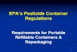 EPA container Regs