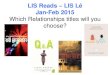 LIS Reads - LIS Lê Choices: years 10-13