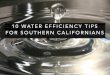 Water Efficiency Tips in Southern California