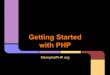 Getting started with php