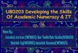 Ub0203 developing the skills of academic numeracy &