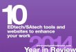EDtech/SAtech Tools and Websites to Enhance Your Work (2014)