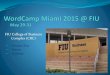 WordCamp Miami 2015 @ FIU