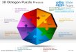 3d octagon puzzle process powerpoint templates
