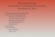 Race Brook School 2014 Annual Report
