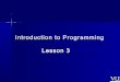 CS201- Introduction to Programming- Lecture 03