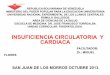 Insuficiencia cardiaca y circulatoria