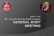 SJYAL General Body Meeting 3/7/2012