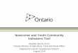 Newcomer and Youth Community Indicator Tool - AMO presentation