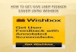 How To Get Or Give User FeedBack Thru WishBox