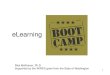 E Learning Bootcamp Introduction