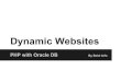 Dynamic websites lec3