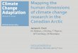 Mapping the Human Dimensions of Climate Change in the Canadian Arctic